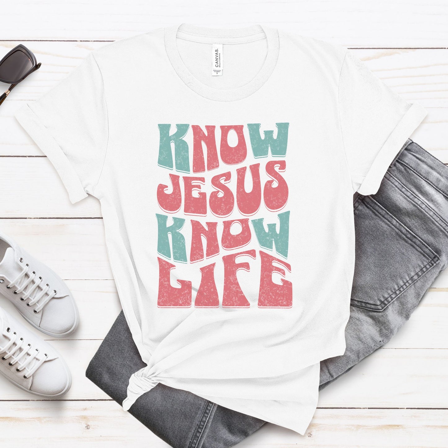 Know Jesus, Know Life Tee