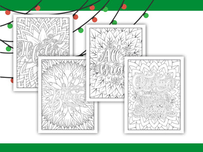 Adult Christmas Carol Coloring book