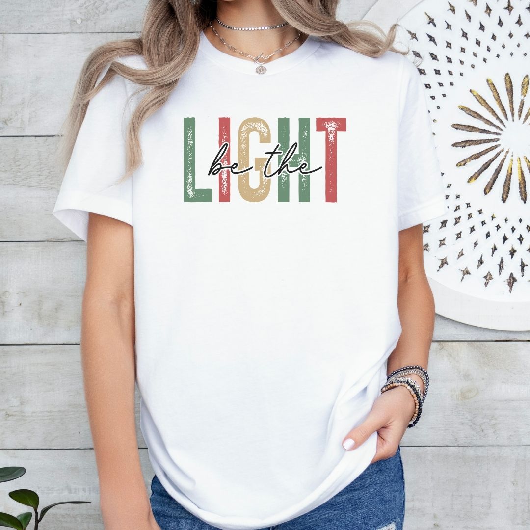 Be the Light Christmas Tee