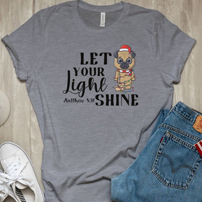 Let Your Light Shine Dog Tee