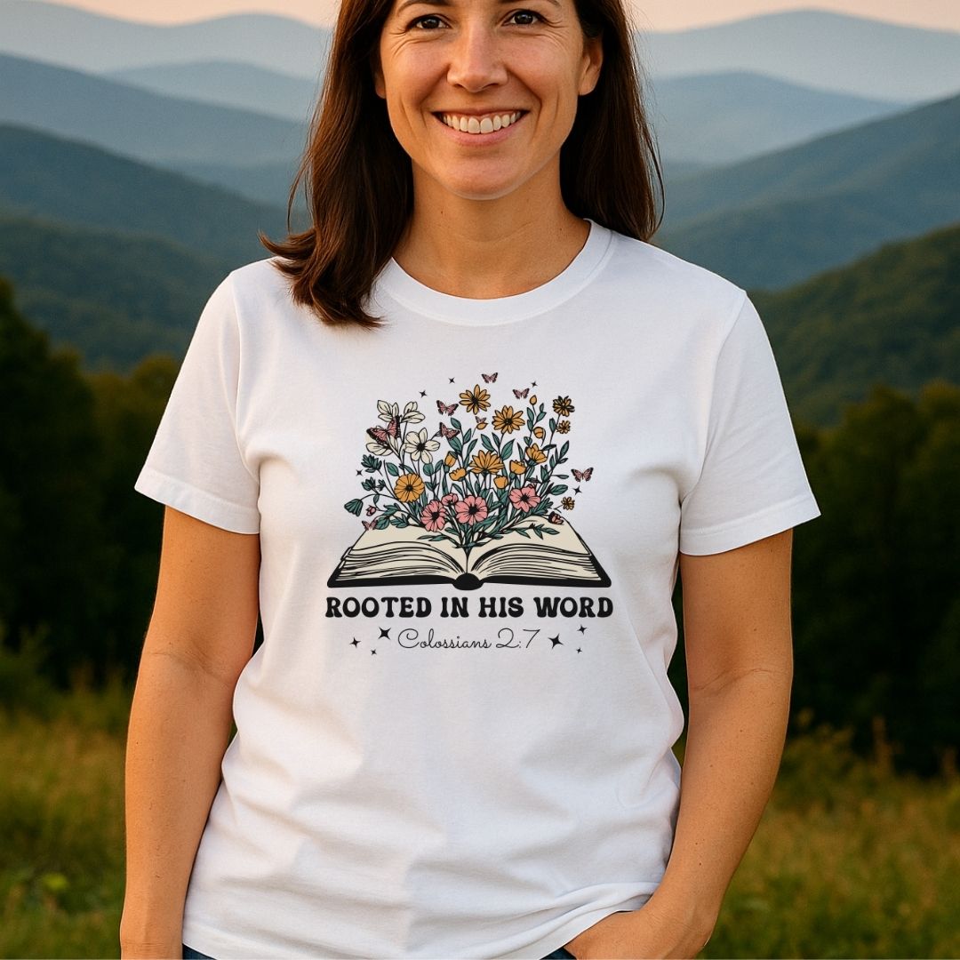Rooted in his Word Tee