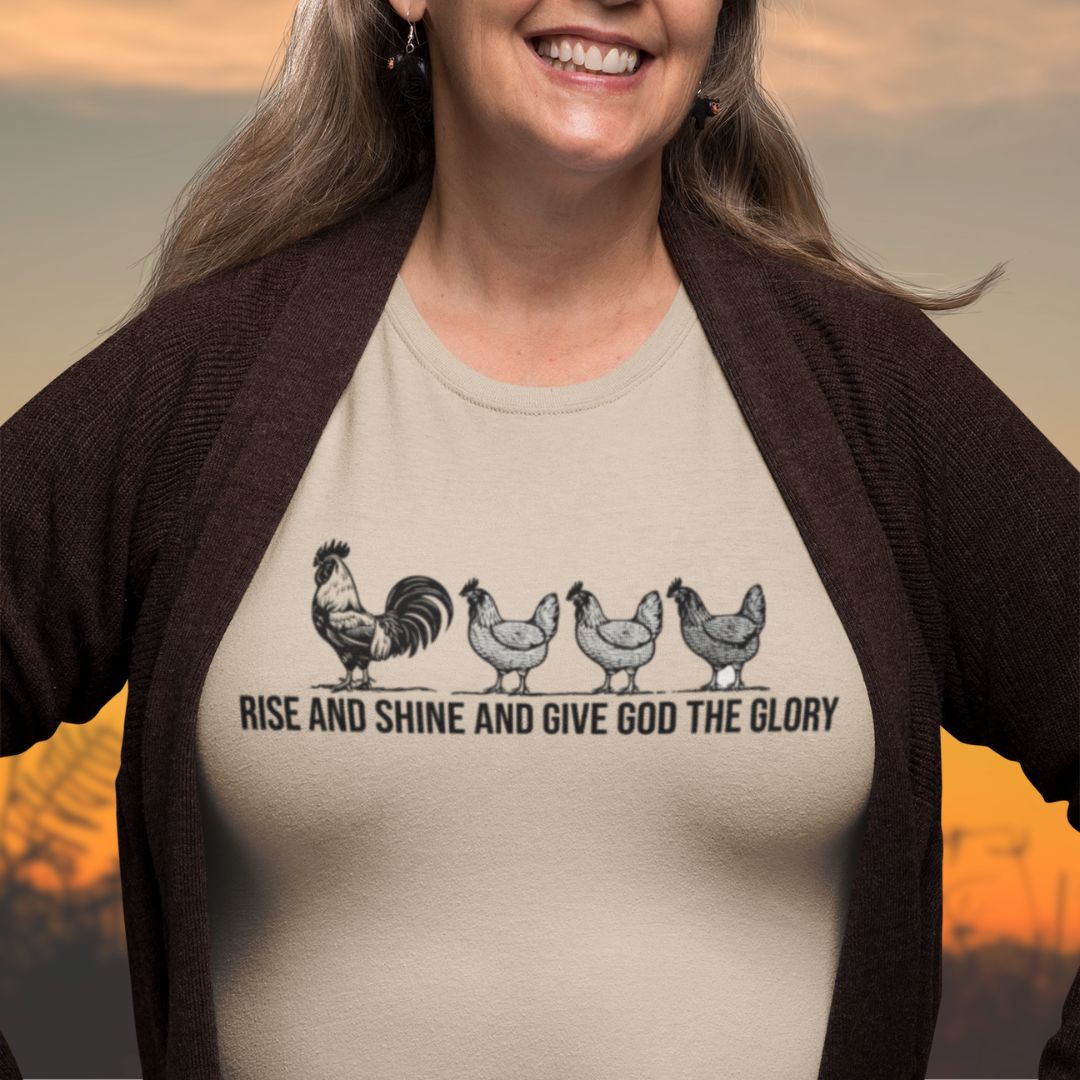 Rise and Shine Chicken Tee