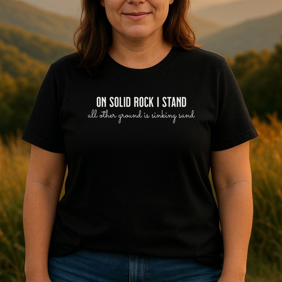 On Solid Rock Tee
