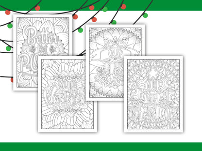 Adult Christmas Carol Coloring book