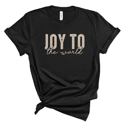 Joy to the World (Dark) Tee