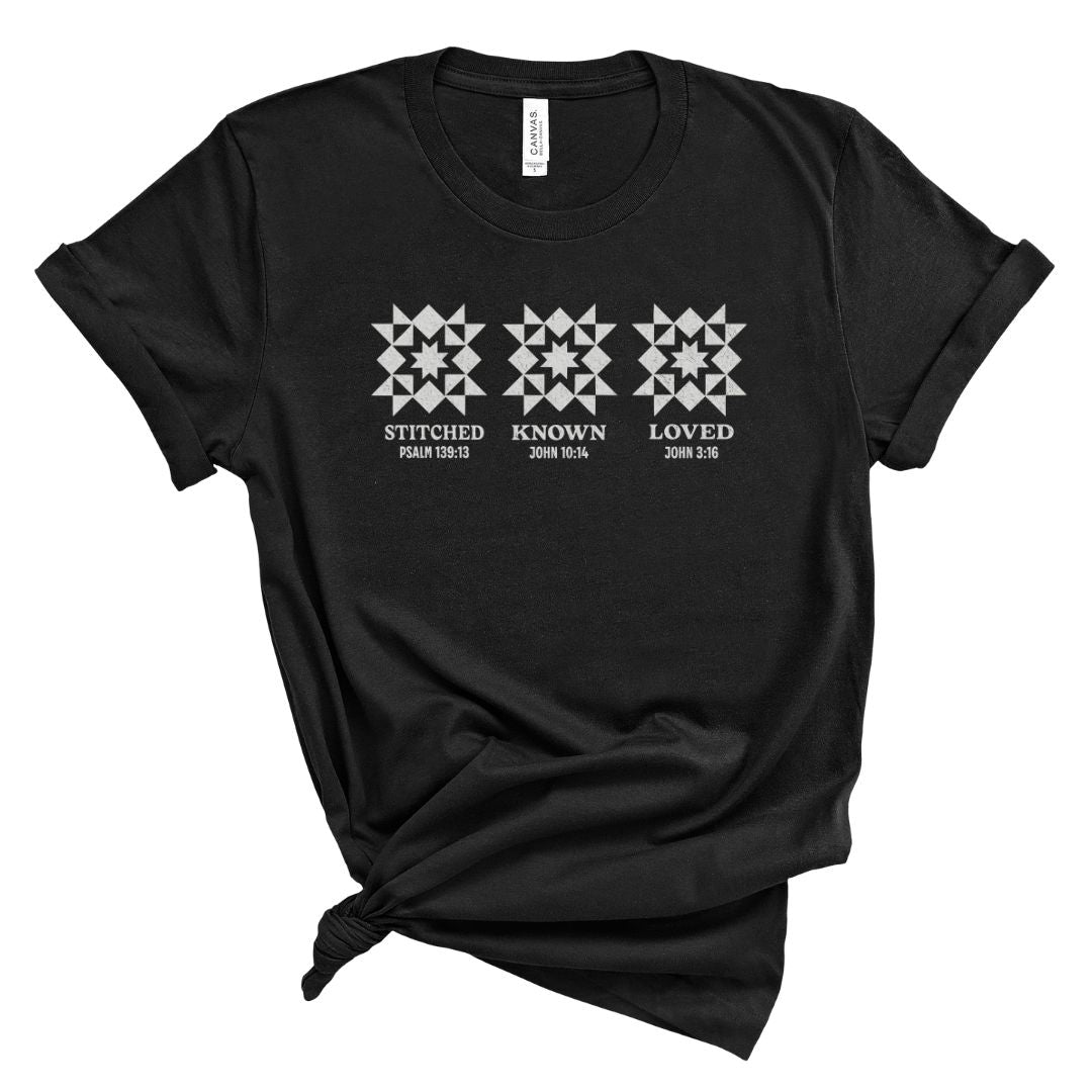 Stitched, Known, Loved Quilt Tee