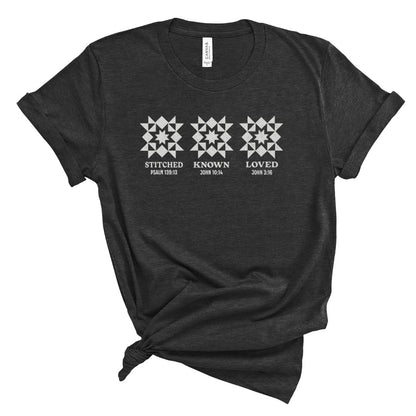 Stitched, Known, Loved Quilt Tee