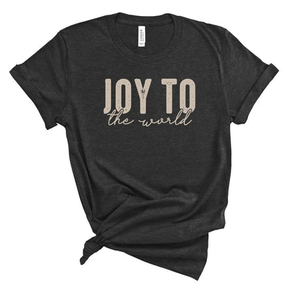 Joy to the World (Dark) Tee