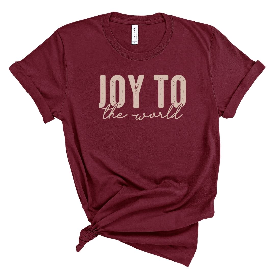 Joy to the World (Dark) Tee