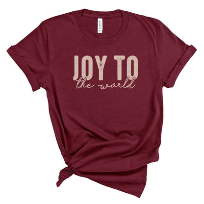 Joy to the World (Dark) Tee