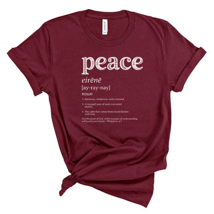 Definition of Peace Tee