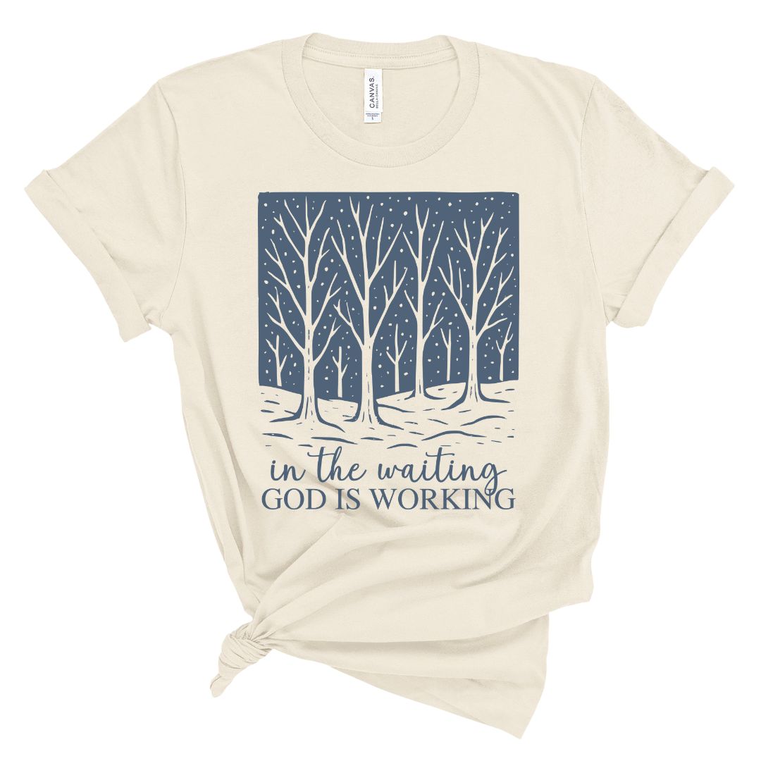 God Is Working Winter Tee