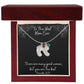 Engraved Baby Feet Necklace with Birthstones