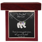 Engraved Baby Feet Necklace with Birthstones