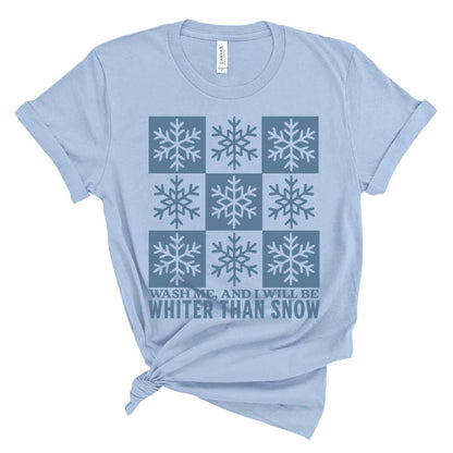 Whiter Than Snow 3x3 Dark Text Tee