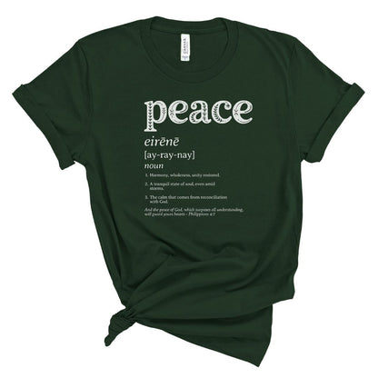 Definition of Peace Tee