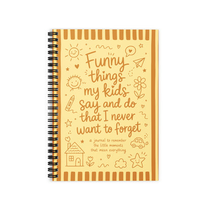 Journal for Moms - Funny things kids say and do