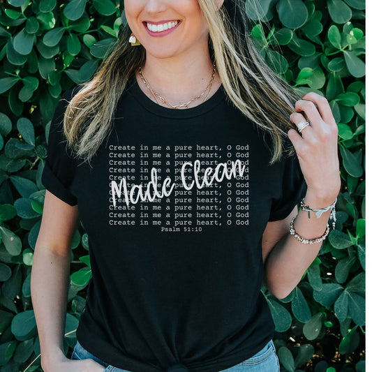 Made Clean Psalm 51 Tee