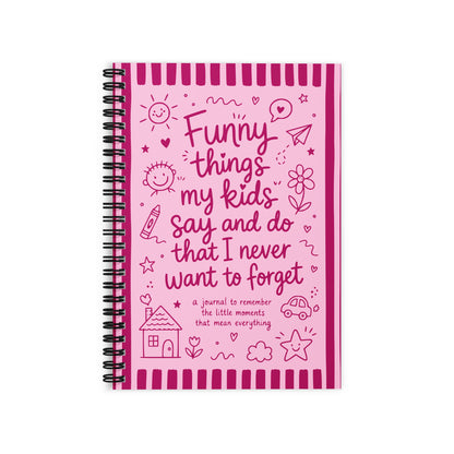 Journal for Moms - Funny things kids say and do