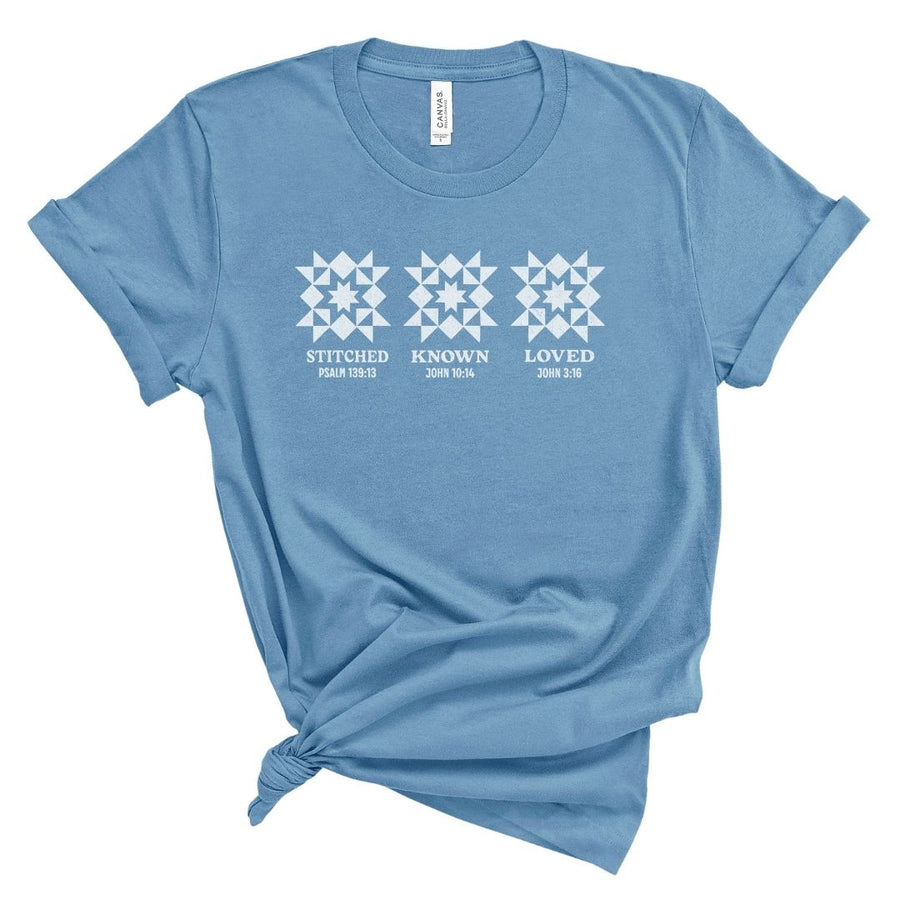 Stitched, Known, Loved Quilt Tee