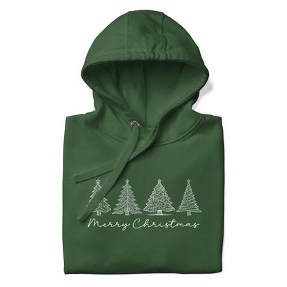 Merry Christmas Tree Hoodie