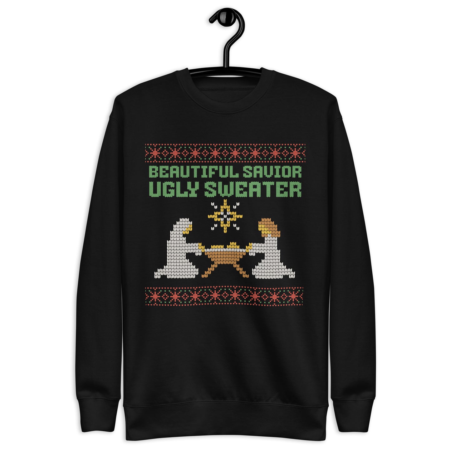 Beautiful Savior, Ugly Sweater Sweatshirt