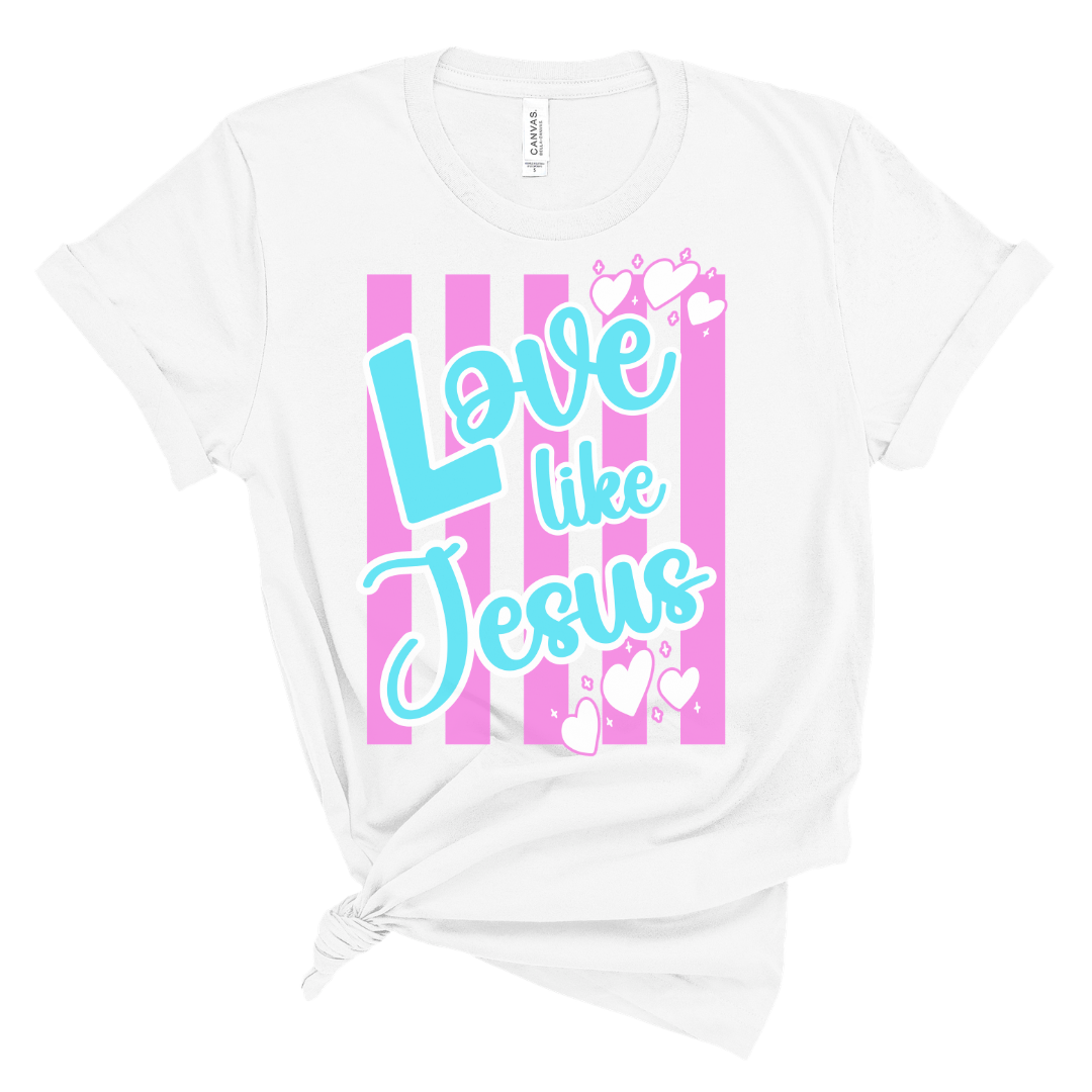 Love Like Jesus Stripe Tee