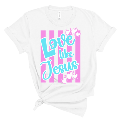 Love Like Jesus Stripe Tee