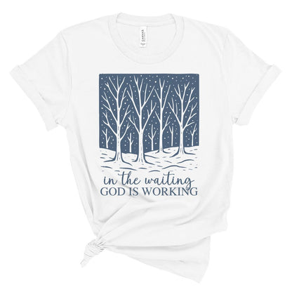 God Is Working Winter Tee