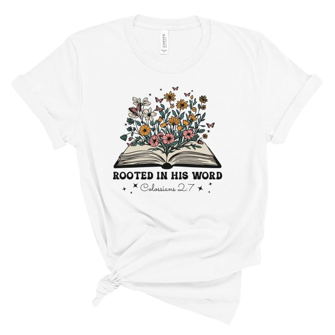 Rooted in his Word Tee