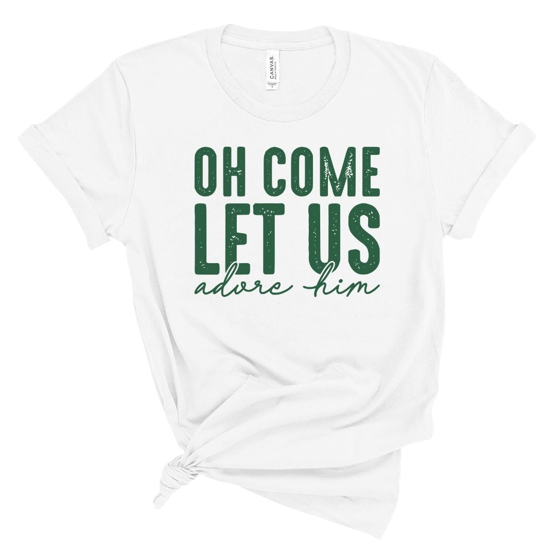 Oh Come Let Us Adore Him (Light) Tee